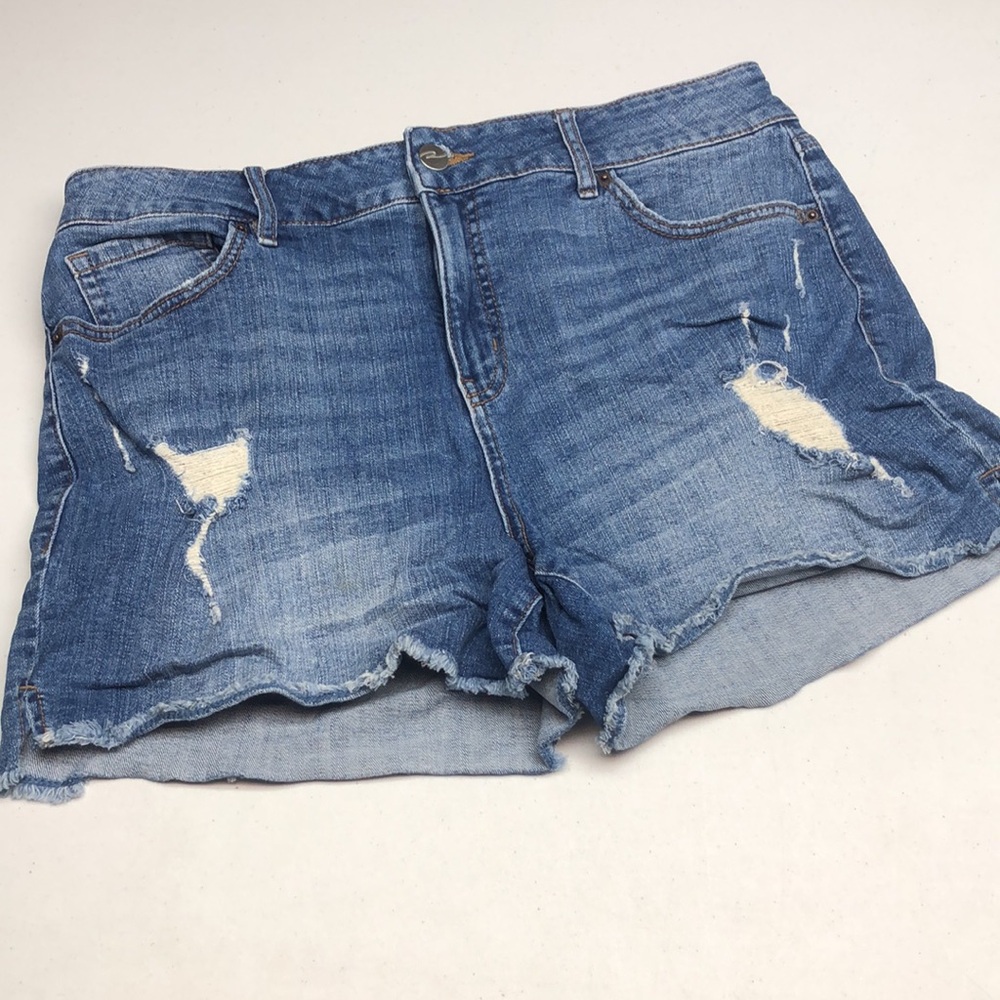 LIKE NEW RICKI’S VINTAGE DISTRESS JEAN SHORTS 12/31 ⭐️